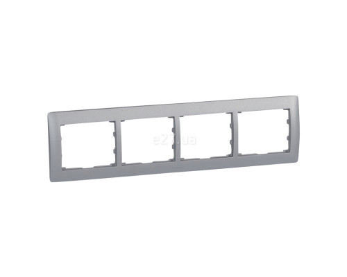 Рамка 4 поста Legrand 771304 Galea Life, алюміній