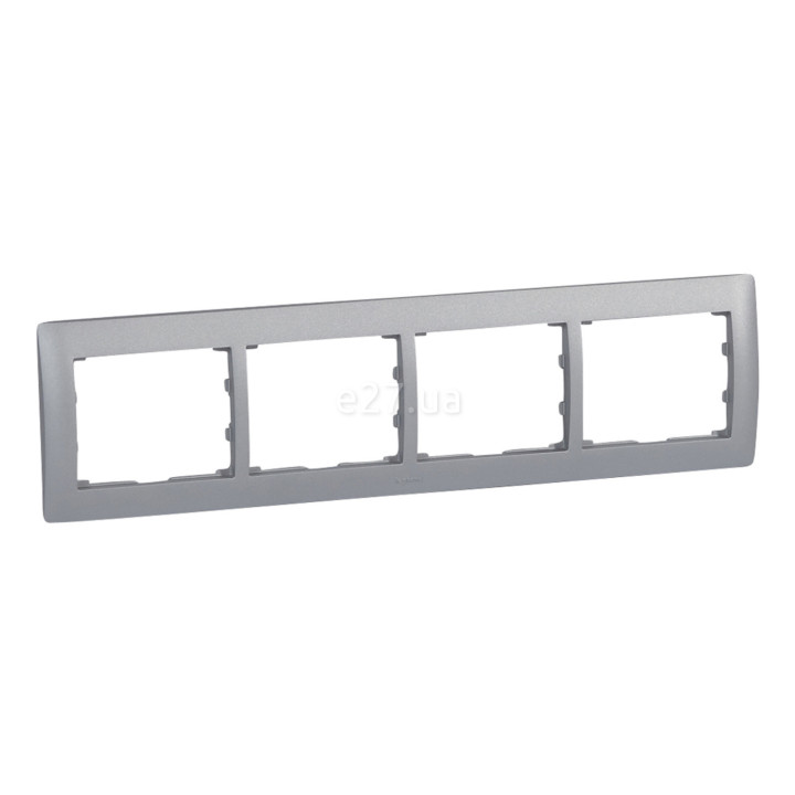 Рамка 4 поста Legrand 771304 Galea Life, алюміній · Legrand · legrand-771304