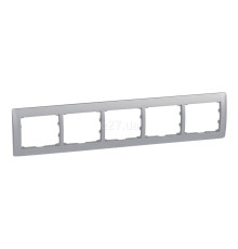 Рамка 5 постів Legrand 771305 Galea Life, алюміній