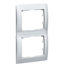 Рамка 2 поста Legrand 771306 Galea Life, алюміній