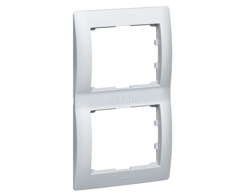 Рамка 2 поста Legrand 771306 Galea Life, алюміній
