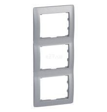 Рамка 3 поста Legrand 771307 Galea Life, алюміній