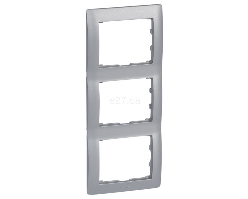 Рамка 3 поста Legrand 771307 Galea Life, алюміній