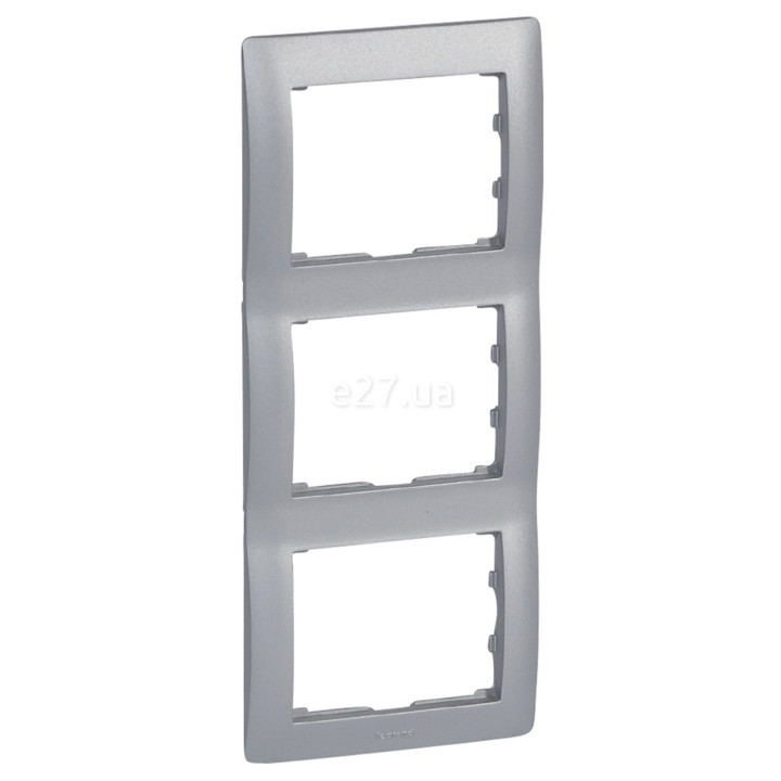 Рамка 3 поста Legrand 771307 Galea Life, алюміній · Legrand · legrand-771307