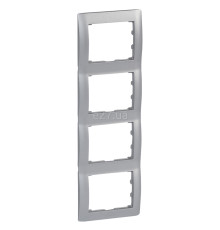 Рамка 4 поста Legrand 771308 Galea Life, алюміній