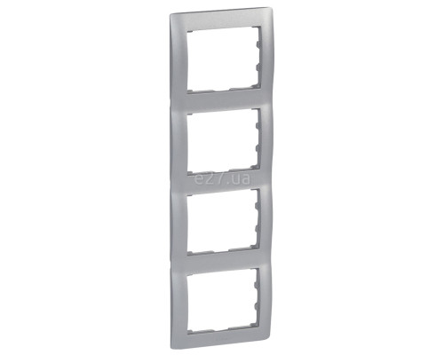 Рамка 4 поста Legrand 771308 Galea Life, алюміній