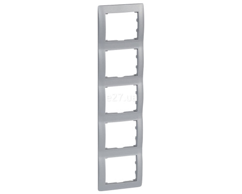 Рамка 5 постів Legrand 771309 Galea Life, алюміній