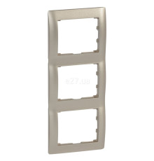 Рамка 3 поста Legrand 771407 Galea Life, титан