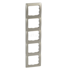 Рамка 5 постів Legrand 771409 Galea Life, титан