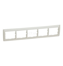 Рамка 5 постів Legrand 771505 Galea Life, перлина
