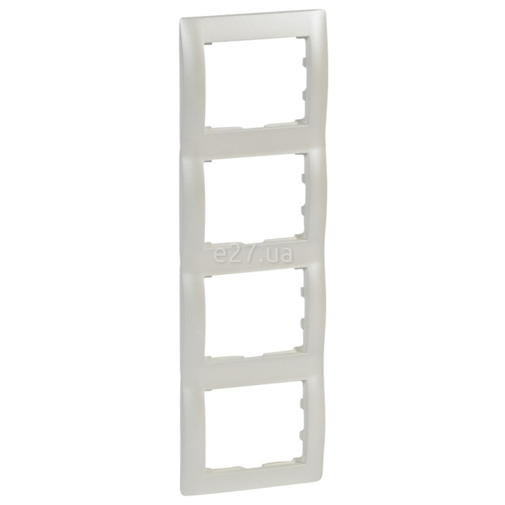 Рамка 4 поста Legrand 771508 Galea Life, перлина · Legrand · legrand-771508