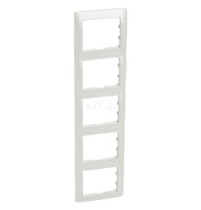 Рамка 5 постів Legrand 771509 Galea Life, перлина