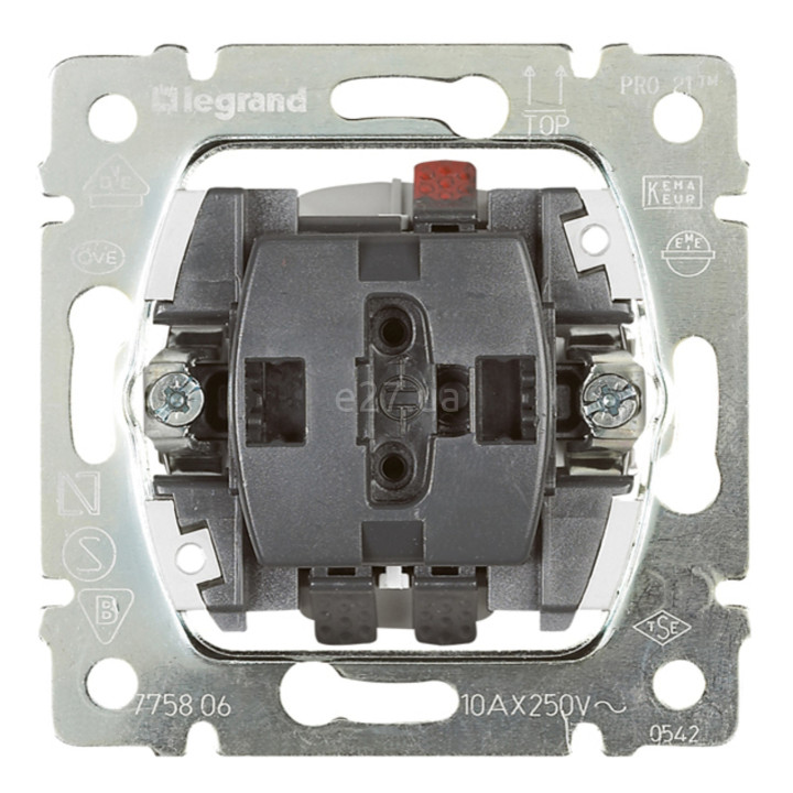 Вимикач без фіксації 1-клавішний Legrand 775811 Galea Life · Legrand · legrand-775811