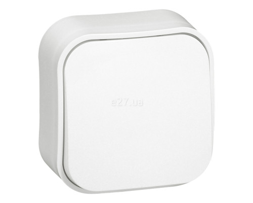 Вимикач 1-клавішний Legrand 782400 Quteo, білий