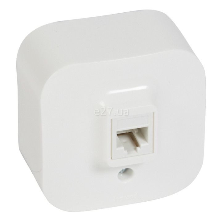 Розетка телефонна Legrand 782414 Quteo, білий · Legrand · legrand-782414