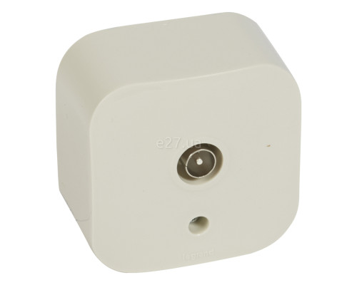 Розетка TV одиночна Legrand 782445 Quteo, слонова кістка