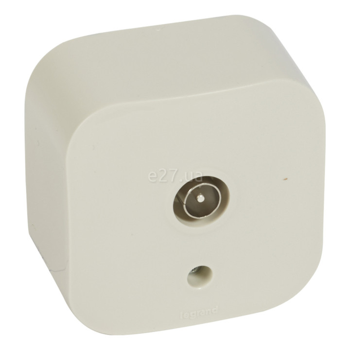 Розетка TV одиночна Legrand 782445 Quteo, слонова кістка · Legrand · legrand-782445