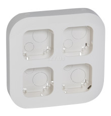 Рамка 4 поста Legrand 782494 Quteo, білий