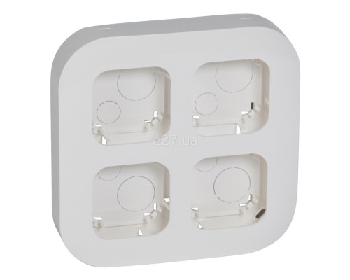 Рамка 4 поста Legrand 782494 Quteo, білий