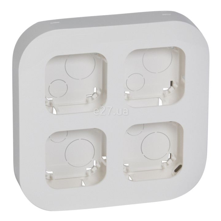Рамка 4 поста Legrand 782494 Quteo, білий · Legrand · legrand-782494