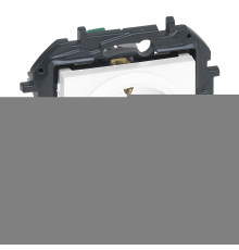 Розетка 220В Legrand 863120B NILOE STEP Розетка силова 2К+З із шторками 16А, 250 В автоматичні клеми, 16A, білий, зі шторками, для врізного монтажу