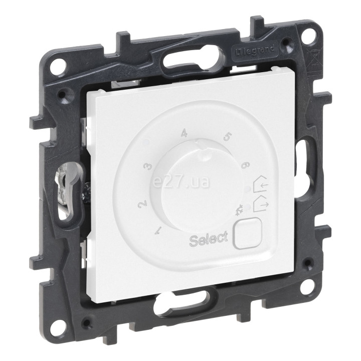 Терморегулятор для теплої підлоги Legrand 863142 Niloe Step, 16A, білий, пластик, для врізного монтажу · Legrand · legrand-863142