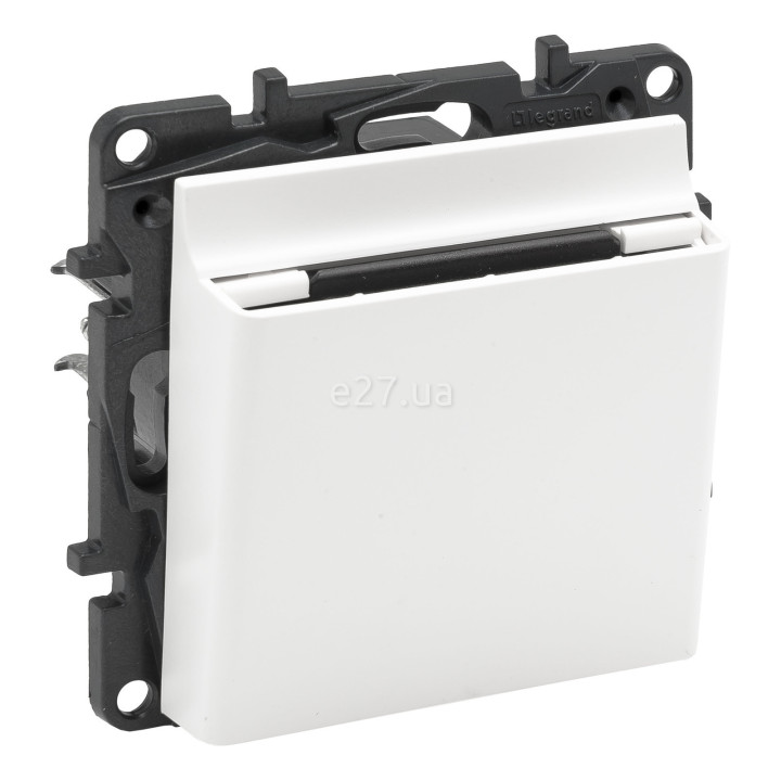 Вимикач картковий Legrand 863146 Niloe Step, білий, пластик, для врізного монтажу · Legrand · legrand-863146