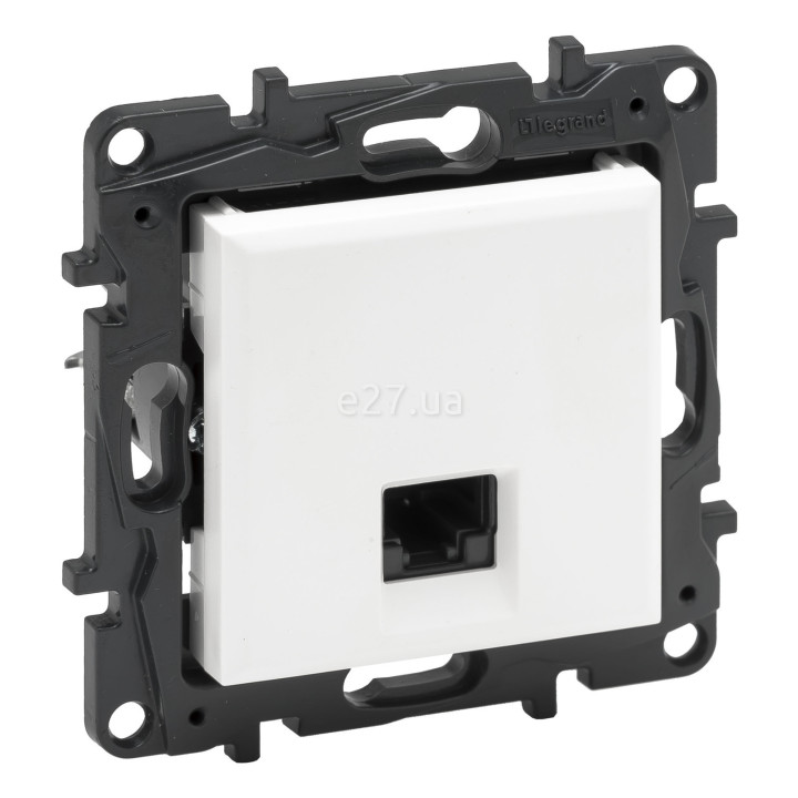 Розетка комп'ютерна Legrand 863161 Niloe Step, білий, пластик, для врізного монтажу · Legrand · legrand-863161
