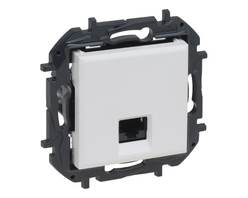 Розетка комп'ютерна Legrand 863161B NILOE STEP Розетка інформаційна RJ45 CAT6 FTP, колір Білий, білий, для врізного монтажу