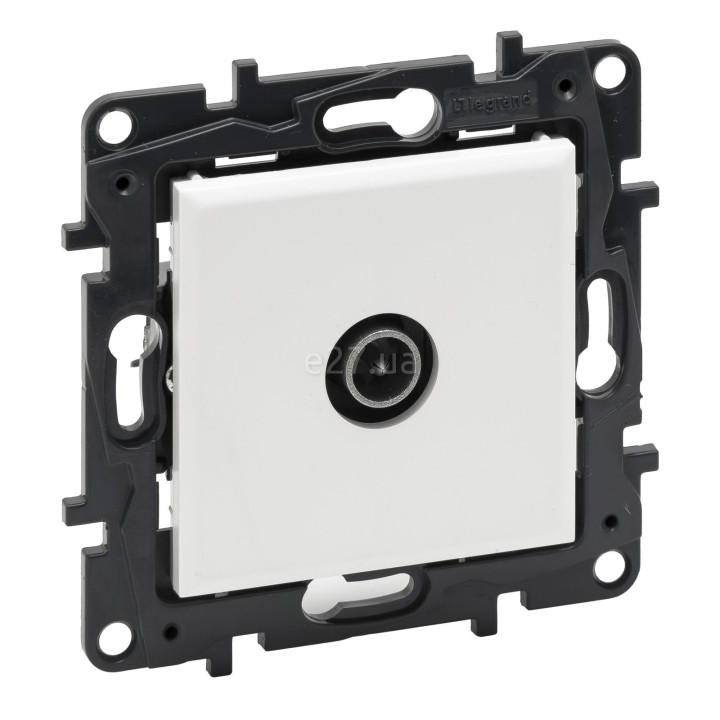 Розетка TV одиночна Legrand 863174 Niloe Step, білий, пластик, для врізного монтажу · Legrand · legrand-863174