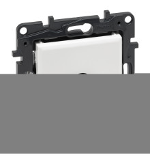 Розетка TV одиночна Legrand 863175 Niloe Step, білий, пластик, для врізного монтажу
