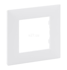 Рамка 1 пост Legrand 863191 Niloe Step, білий, пластик