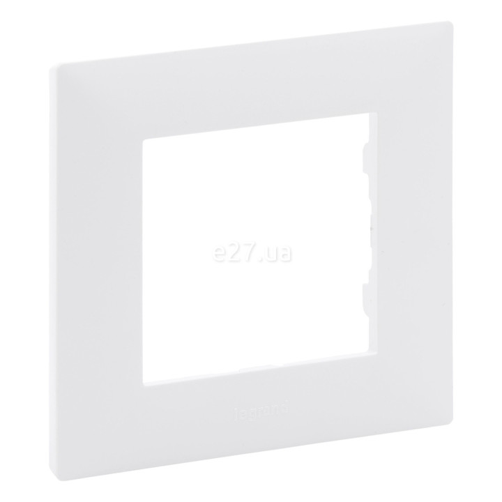 Рамка 1 пост Legrand 863191 Niloe Step, білий, пластик · Legrand · legrand-863191