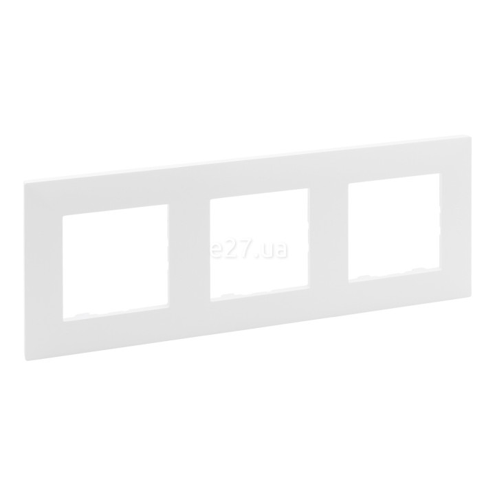 Рамка 3 поста Legrand 863193 Niloe Step, білий, пластик · Legrand · legrand-863193