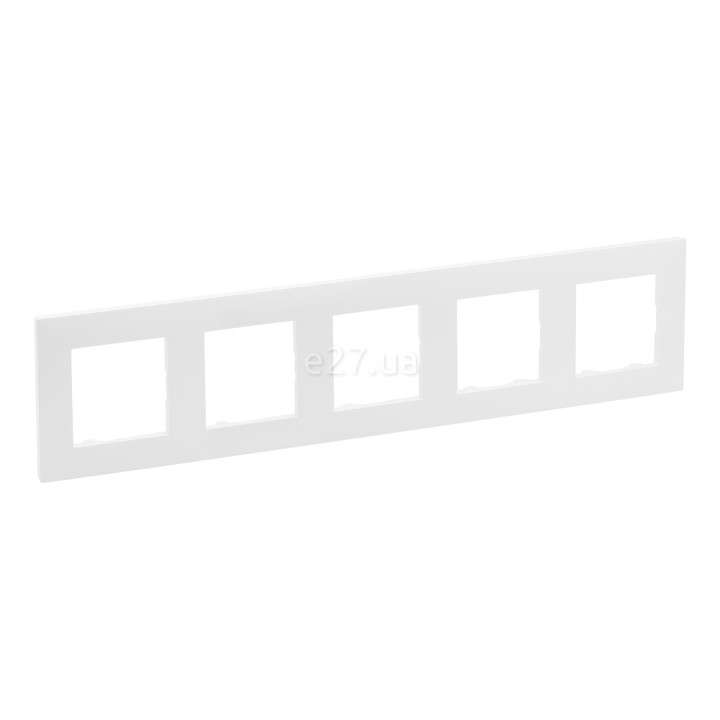 Рамка 5 постів Legrand 863195 Niloe Step, білий, пластик · Legrand · legrand-863195