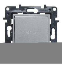 Заглушка Legrand 863300 Niloe Step, алюміній, пластик, для врізного монтажу