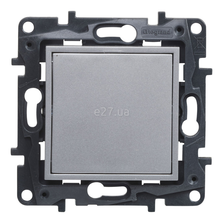 Заглушка Legrand 863300 Niloe Step, алюміній, пластик, для врізного монтажу · Legrand · legrand-863300