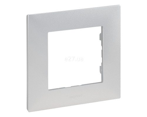 Рамка 1 пост Legrand 863391 Niloe Step, алюміній, пластик