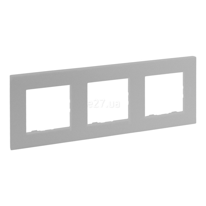 Рамка 3 поста Legrand 863393 Niloe Step, алюміній, пластик · Legrand · legrand-863393