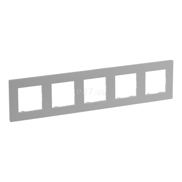 Рамка 5 постів Legrand 863395 Niloe Step, алюміній, пластик · Legrand · legrand-863395
