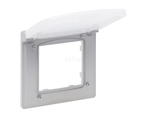 Рамка 1 пост Legrand 863396 Niloe Step, алюміній, пластик, ip44, із захисною кришкою