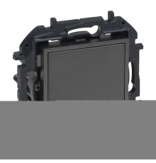 Заглушка Legrand 863400B NILOE STEP Заглушка, колір Сталь, сталь, для врізного монтажу