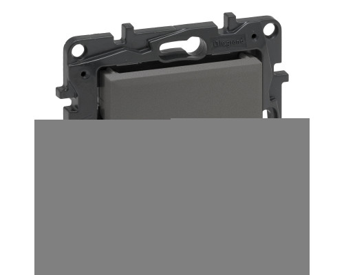 Розетка комп'ютерна Legrand 863459 Niloe Step, сталь, пластик, для врізного монтажу