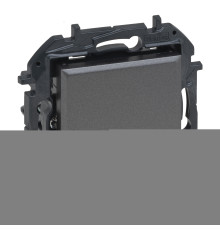Розетка комп'ютерна Legrand 863460B NILOE STEP Розетка інформаційна 2XRJ45 CAT5e UTP, колір Сталь, сталь, для врізного монтажу