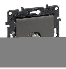 Розетка TV одиночна Legrand 863475 Niloe Step, сталь, пластик, для врізного монтажу