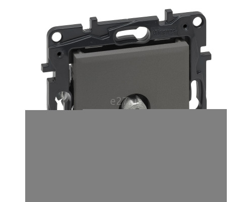 Розетка TV одиночна Legrand 863475 Niloe Step, сталь, пластик, для врізного монтажу