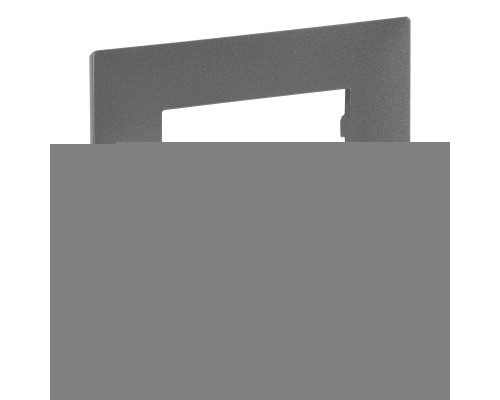 Рамка 1 пост Legrand 863491 Niloe Step, сталь, пластик