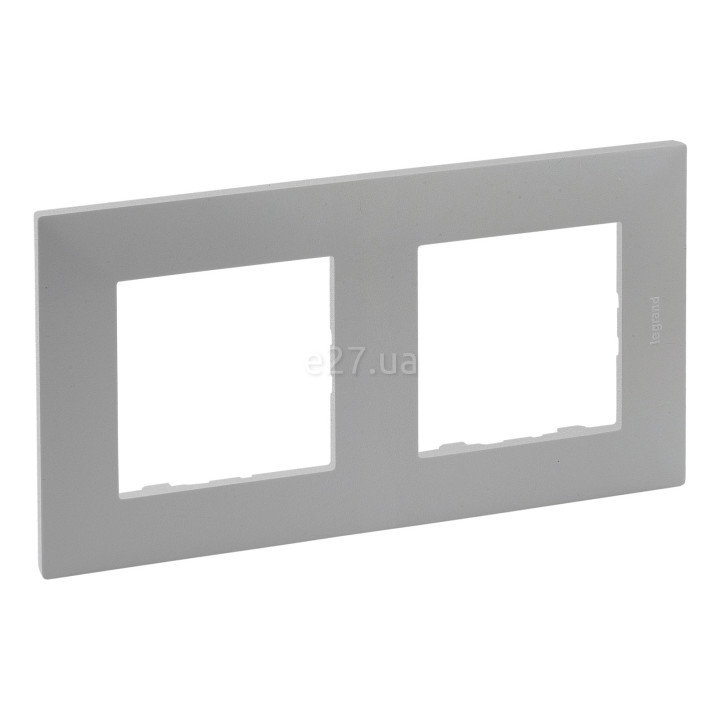 Рамка 2 поста Legrand 863492 Niloe Step, сталь, пластик · Legrand · legrand-863492