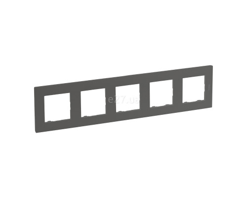 Рамка 5 постів Legrand 863495 Niloe Step, сталь, пластик
