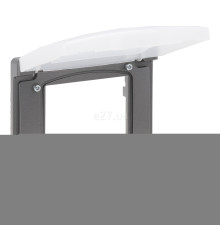 Рамка 1 пост Legrand 863496 Niloe Step, сталь, пластик, ip44, із захисною кришкою